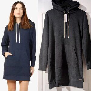 Outerknown | Hightide Hoodie Dress In Charcoal